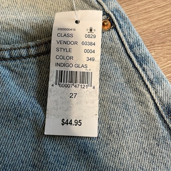 Pacsun Women’s Denim Shorts Size 27 Medium Wash 100% Cotton Distressed High Rise - Picture 13 of 13